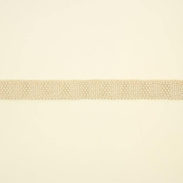Hopsack Braid 16mm - Snow