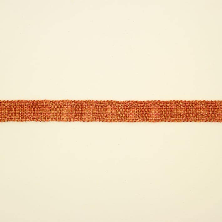 Hopsack Braid 16mm - Papaya
