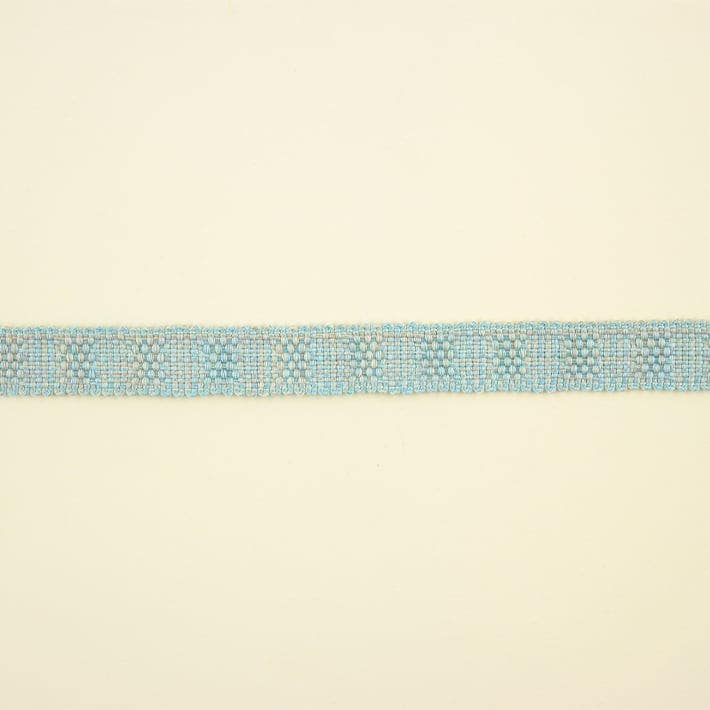 Hopsack Braid 16mm - Aquamarine