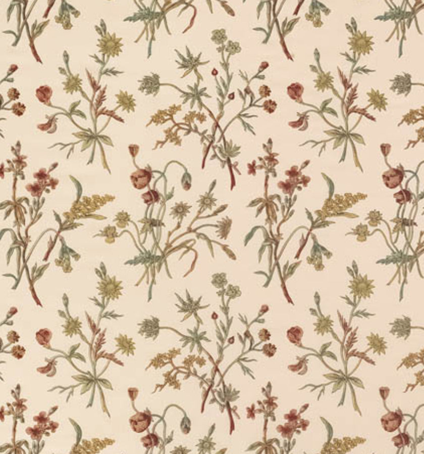 Meadow Flowers on Muslin