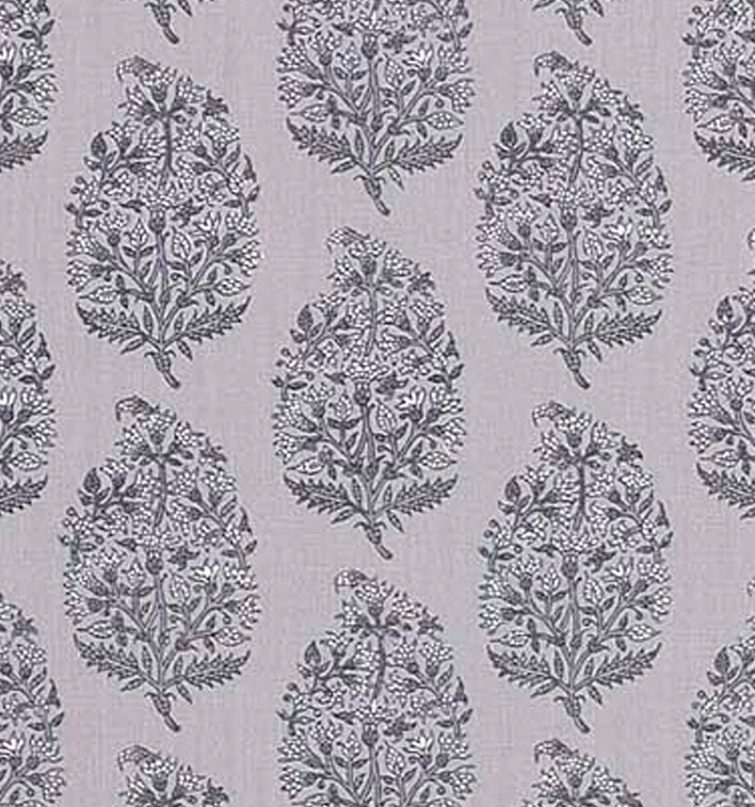 Indian Pear - Blue on Grey