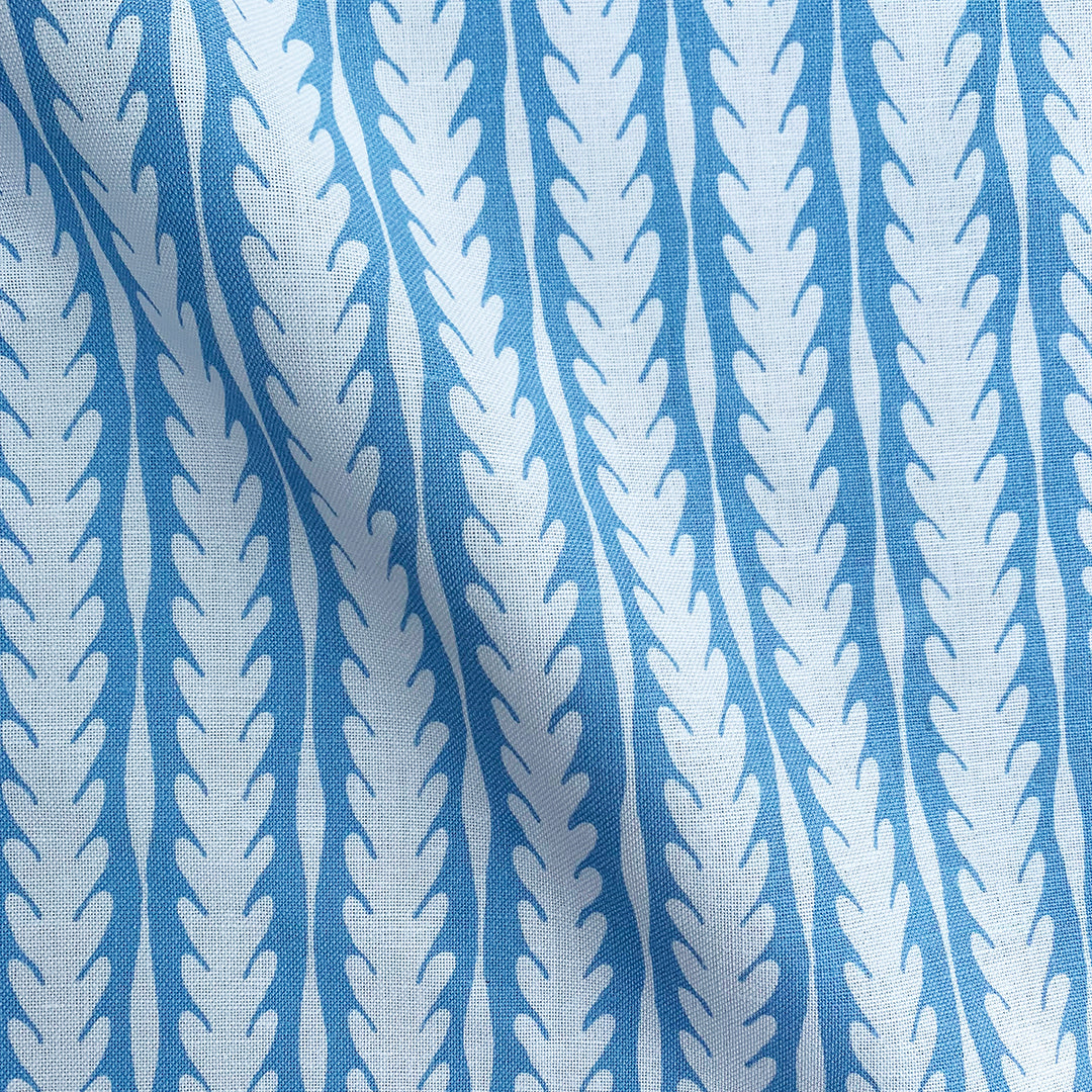 Foglia - Blue on Oyster White
