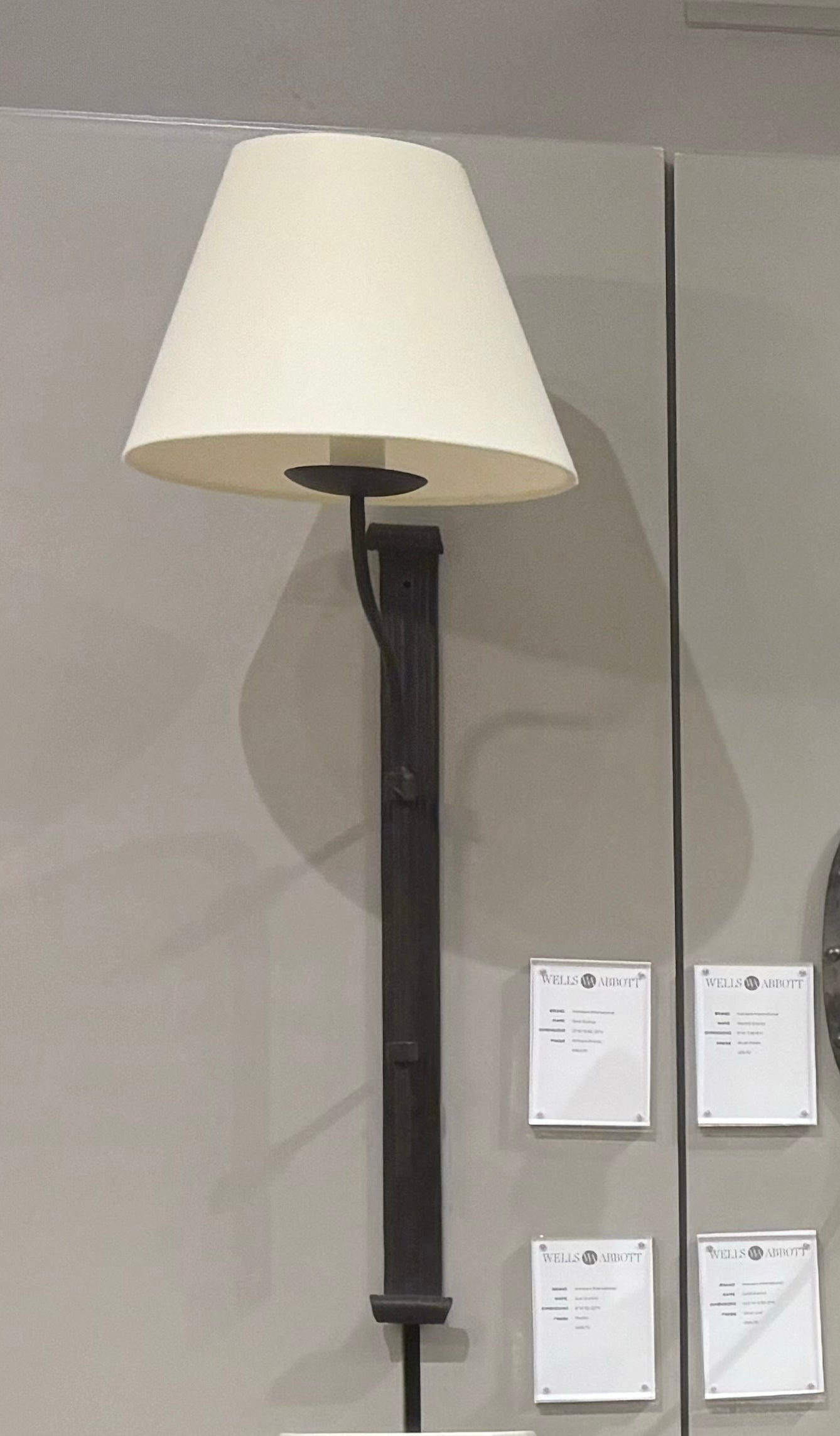 Deni 1 Light Pivot Sconce w/Shade - Antique Bronze