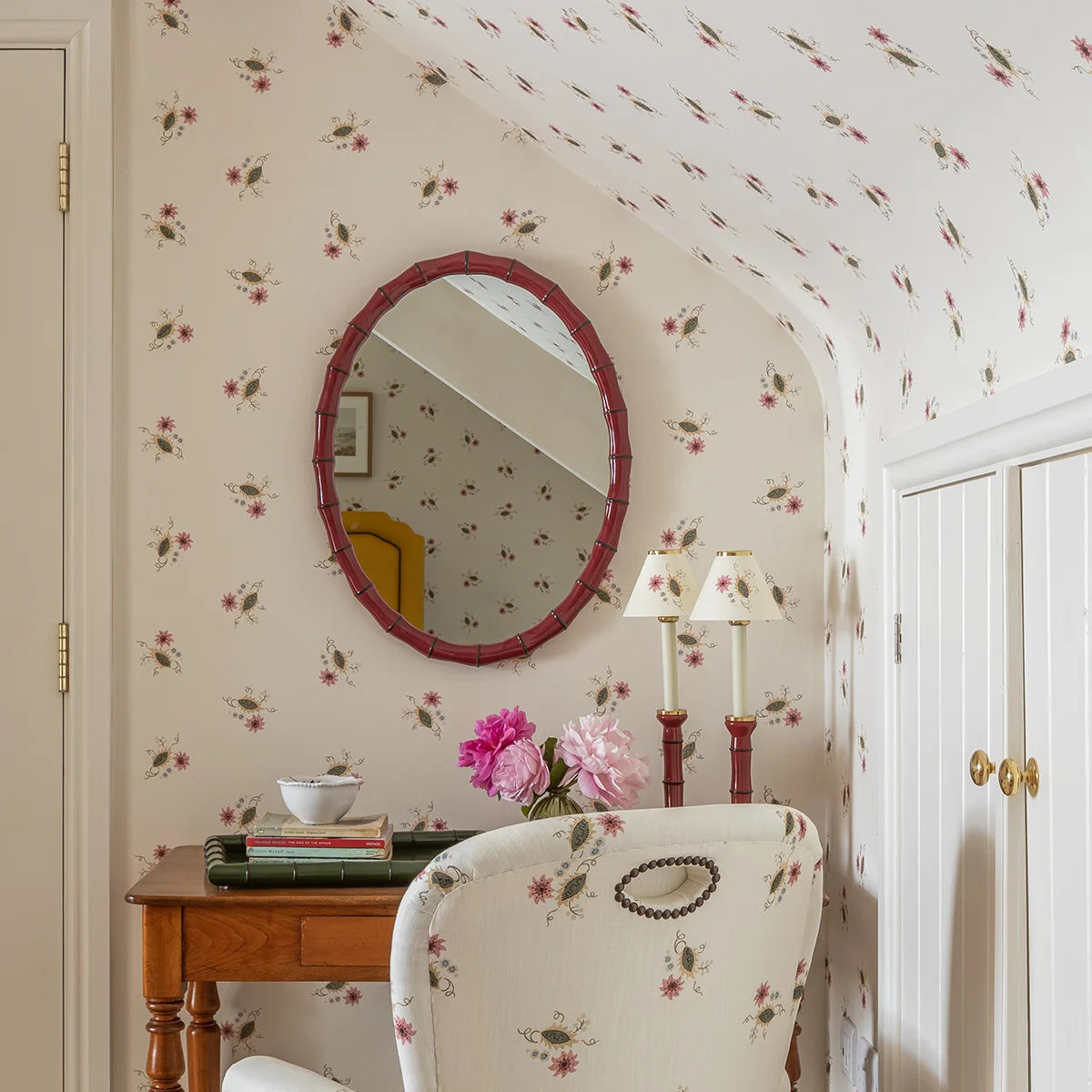 Floral Sprig Wallpaper - Meadow