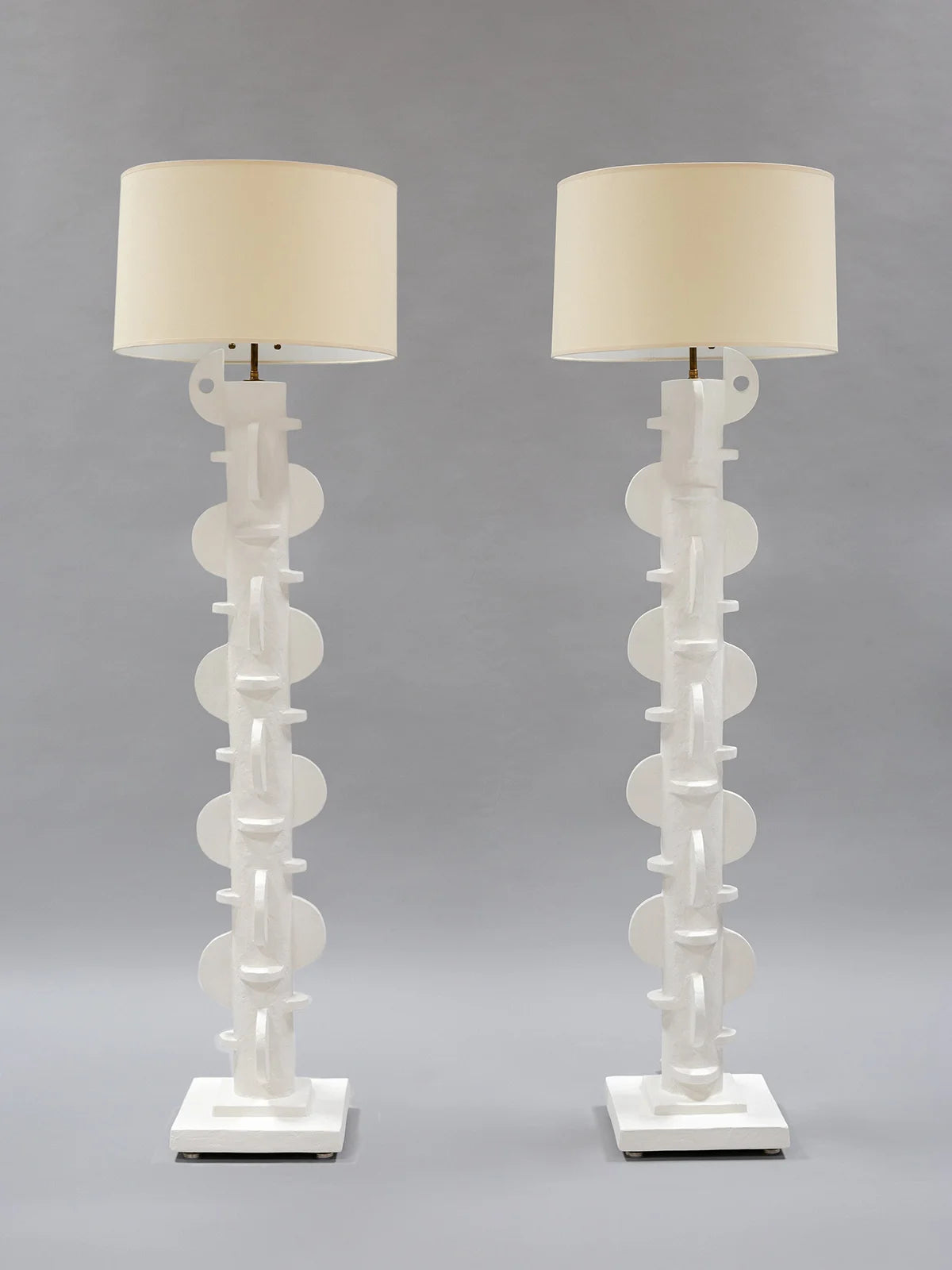 Tristan Floor Lamp - White Plaster