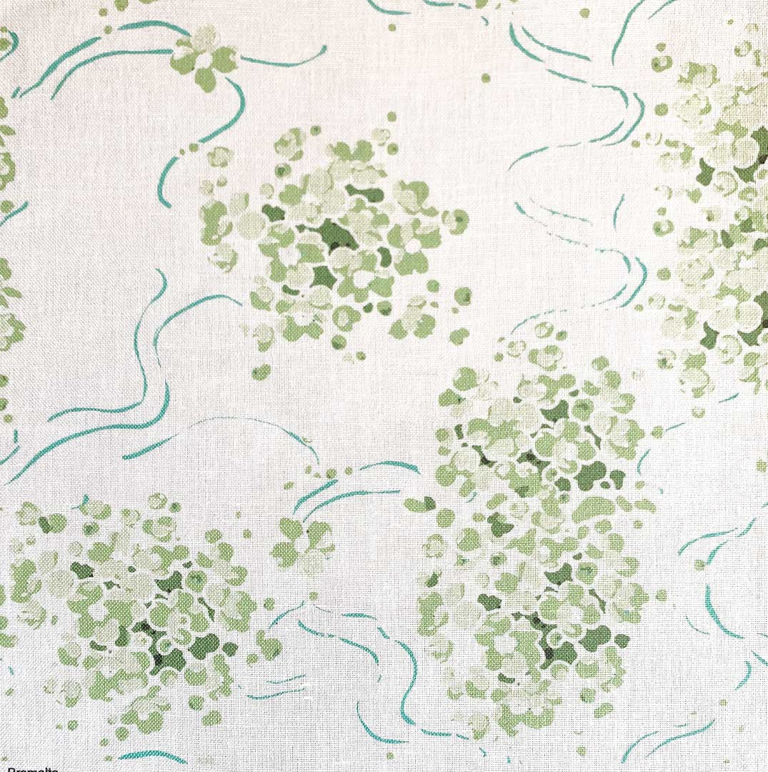 Viola - Sage Aqua on Oyster Union