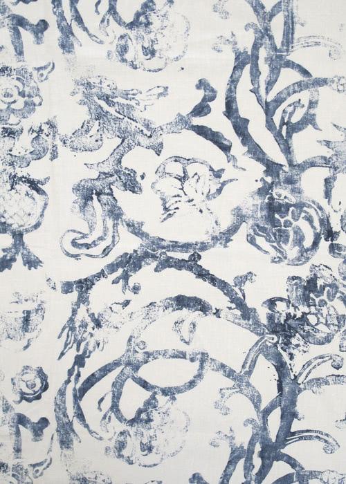 Woodblock - Indigo