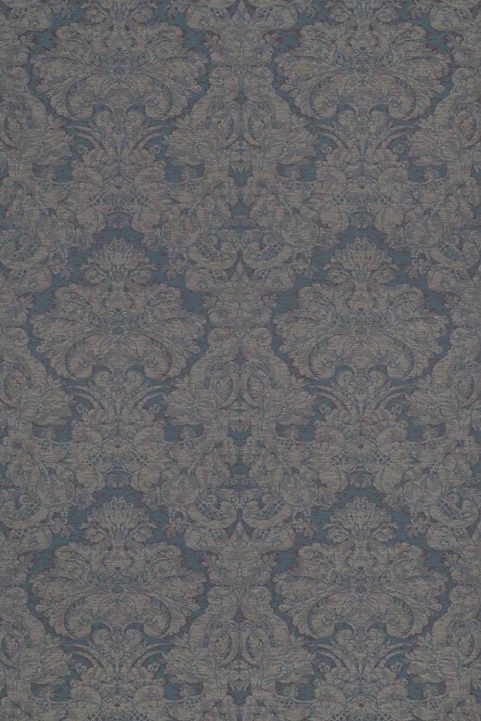 House Ottoman - Peacock / Cocoa Brown