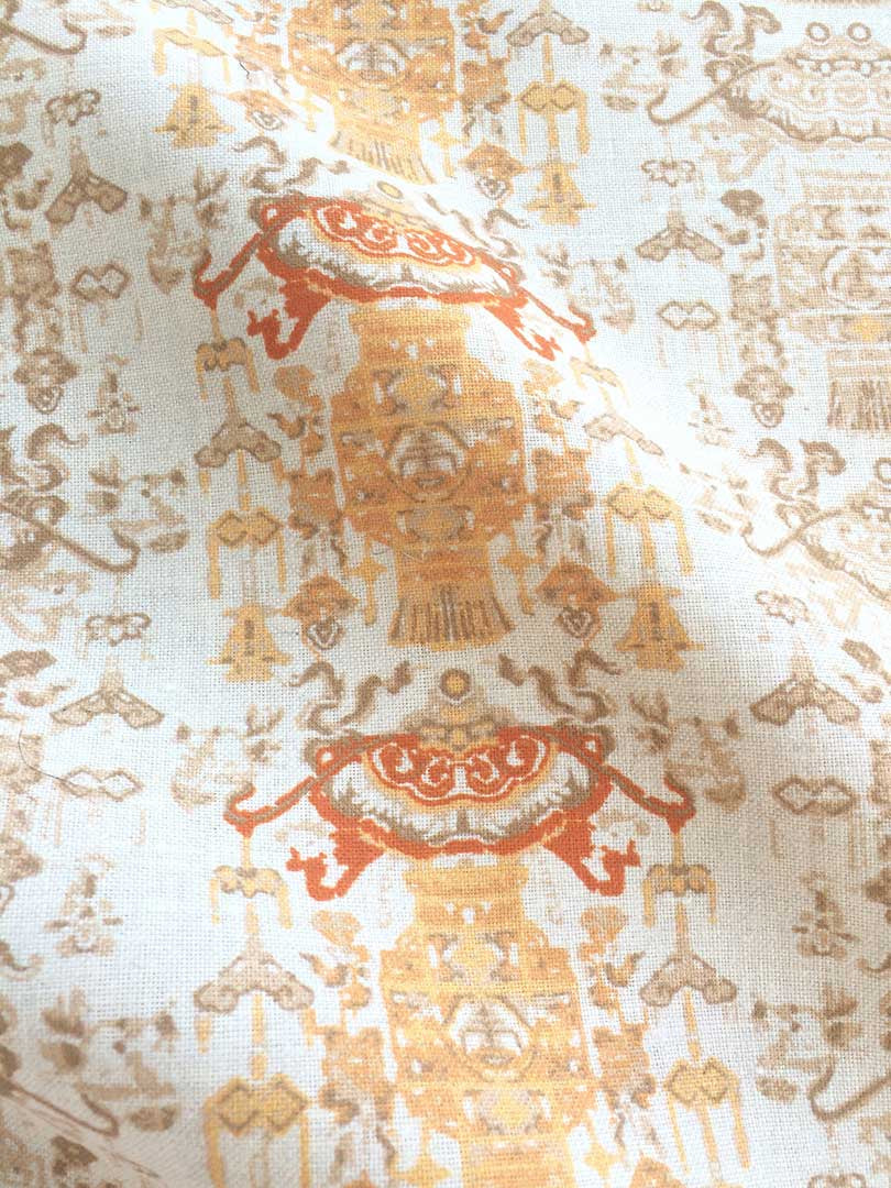 Fodan - Orange on Natural