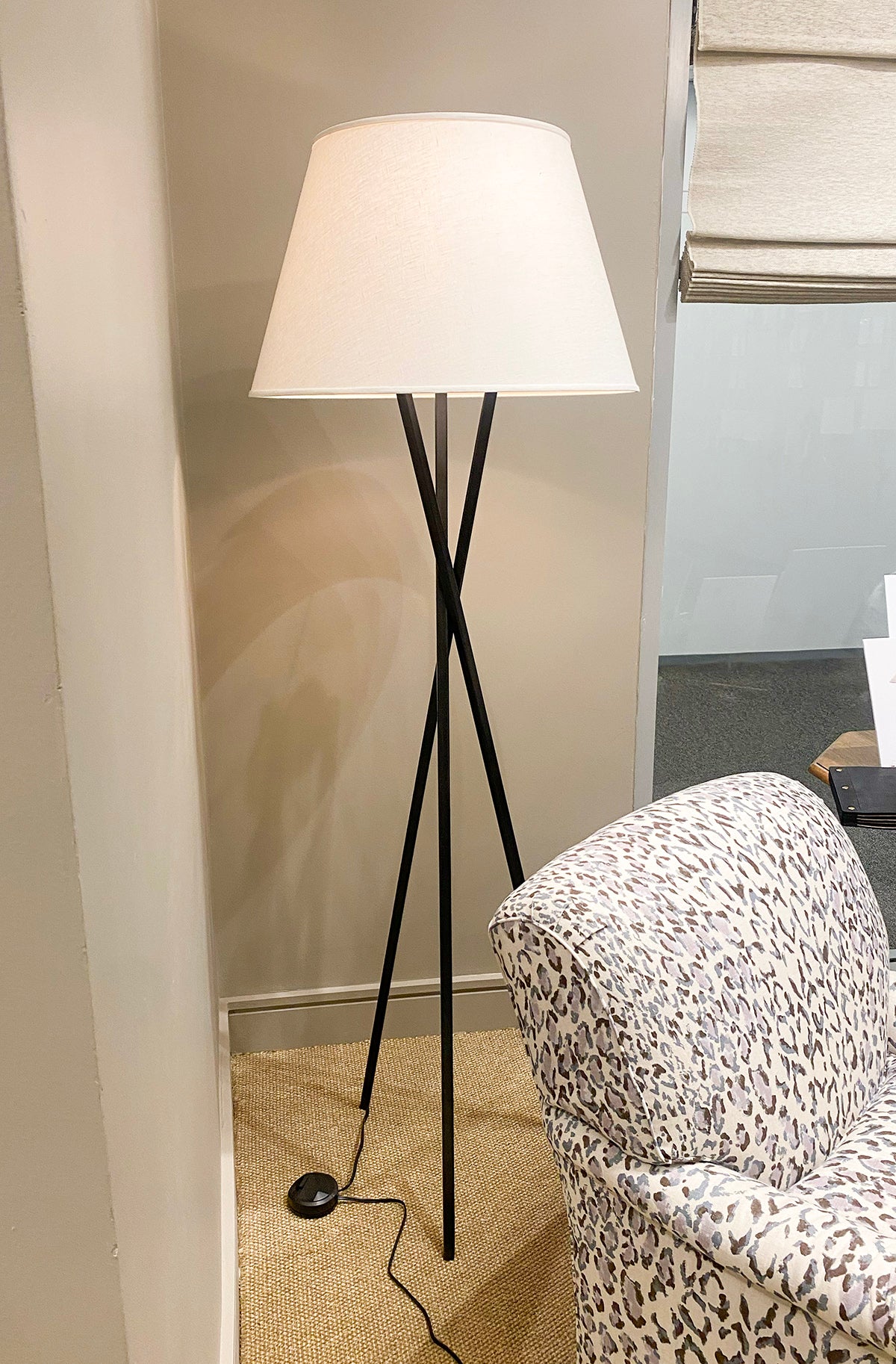 Solange Floor Lamp - Gunmetal
