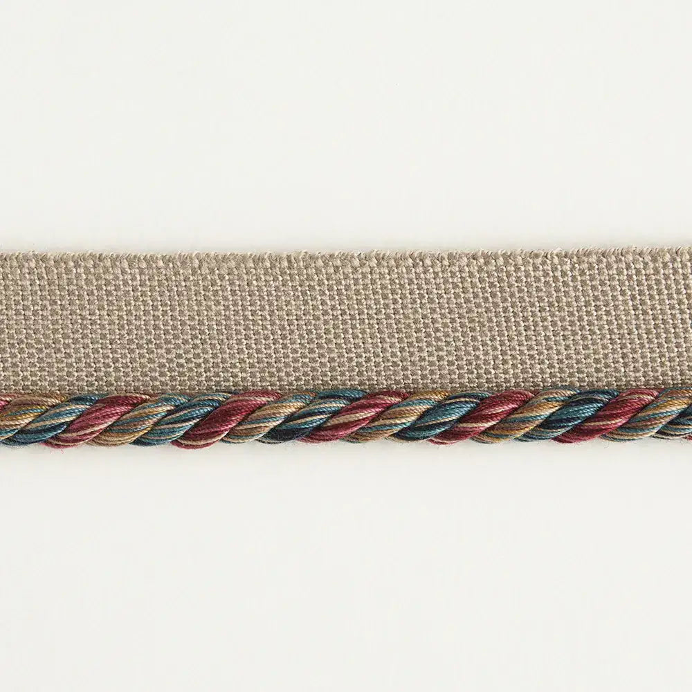 Flanged Cord - Rose Blue