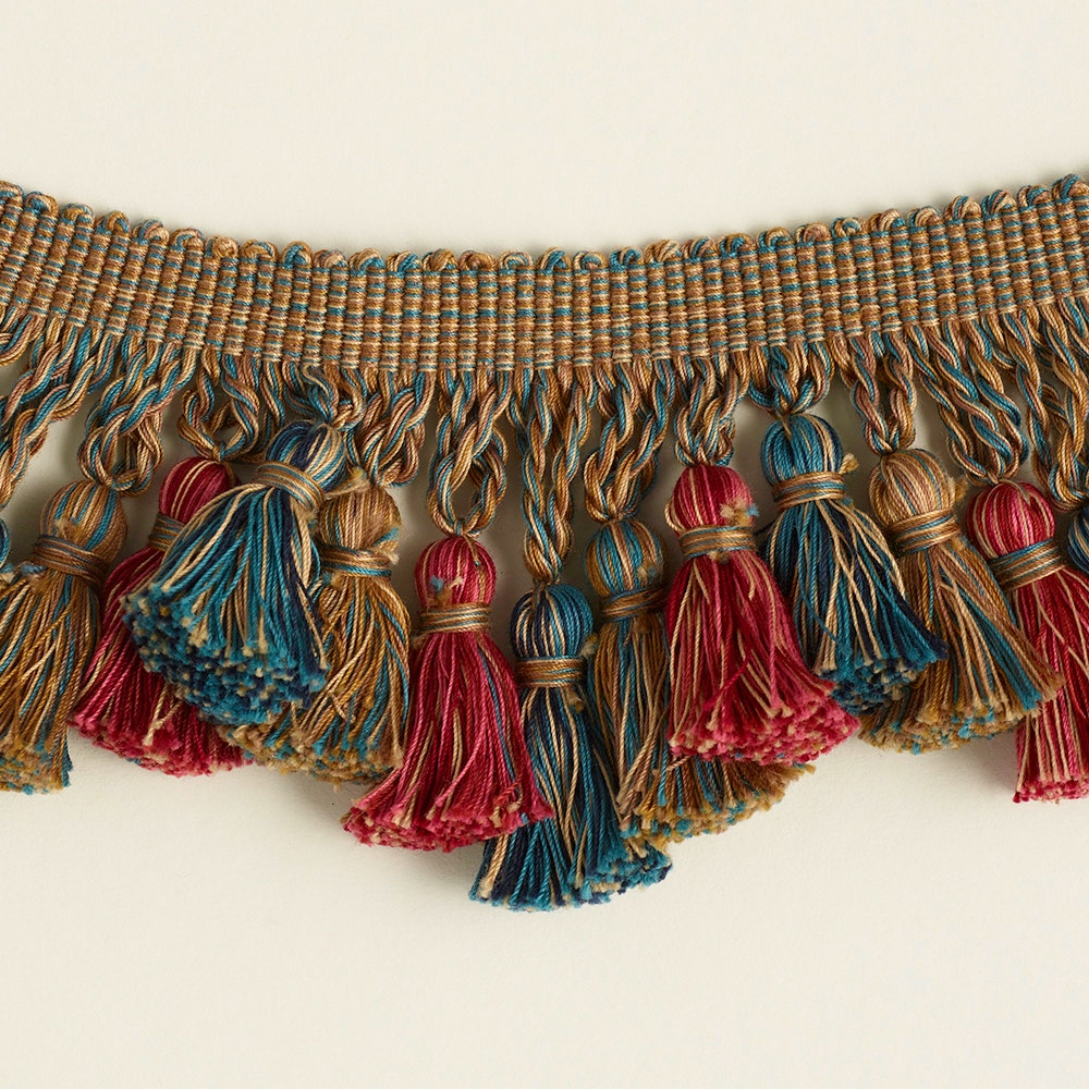Tassel Fringe - Rose Blue