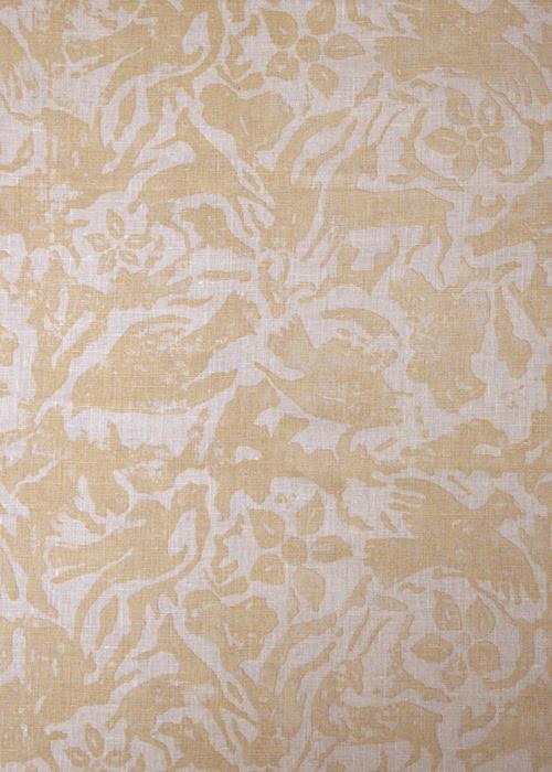 Antelope & Flower - Yellow