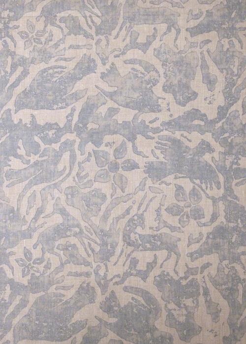 Antelope & Flower - Blue