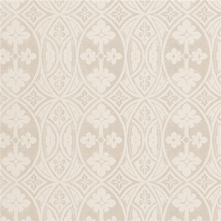 Gothic Wallpaper - Ecru on Parchment