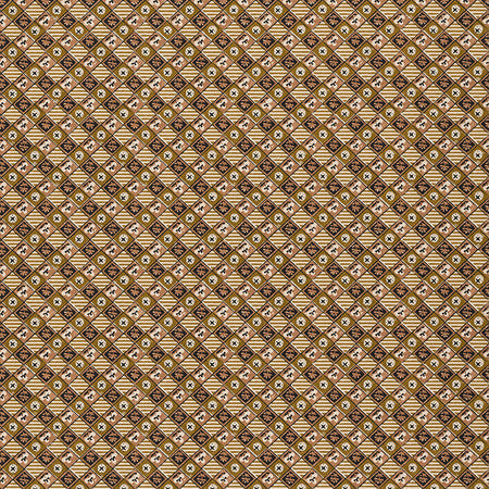 French Tile Wallpaper - Moss