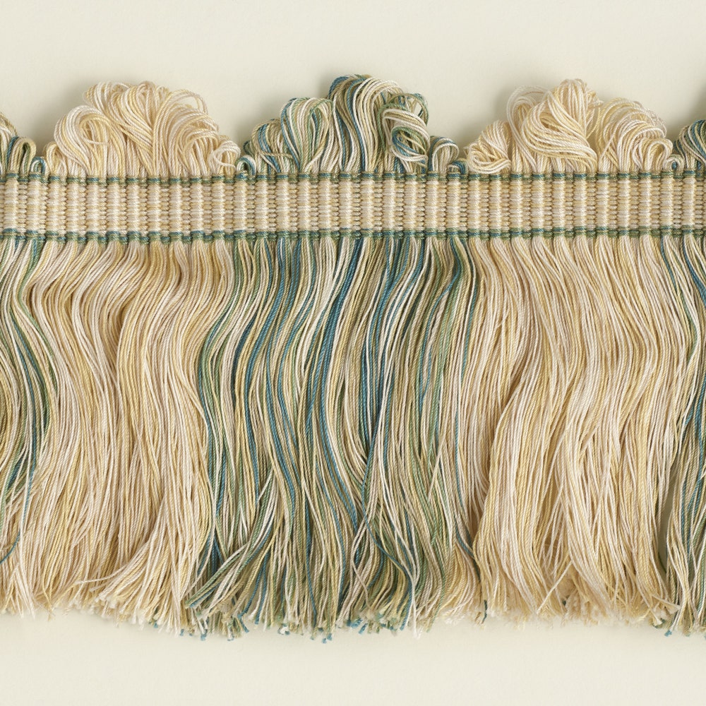 Fan Top Block Fringe - Azure