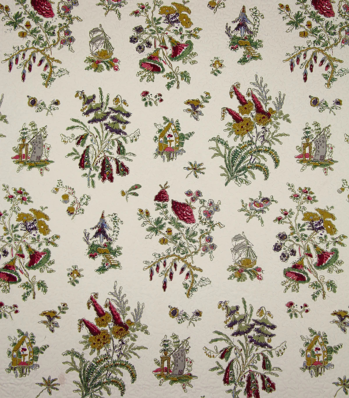 Flower Pagoda Quilted - Original Ecru
