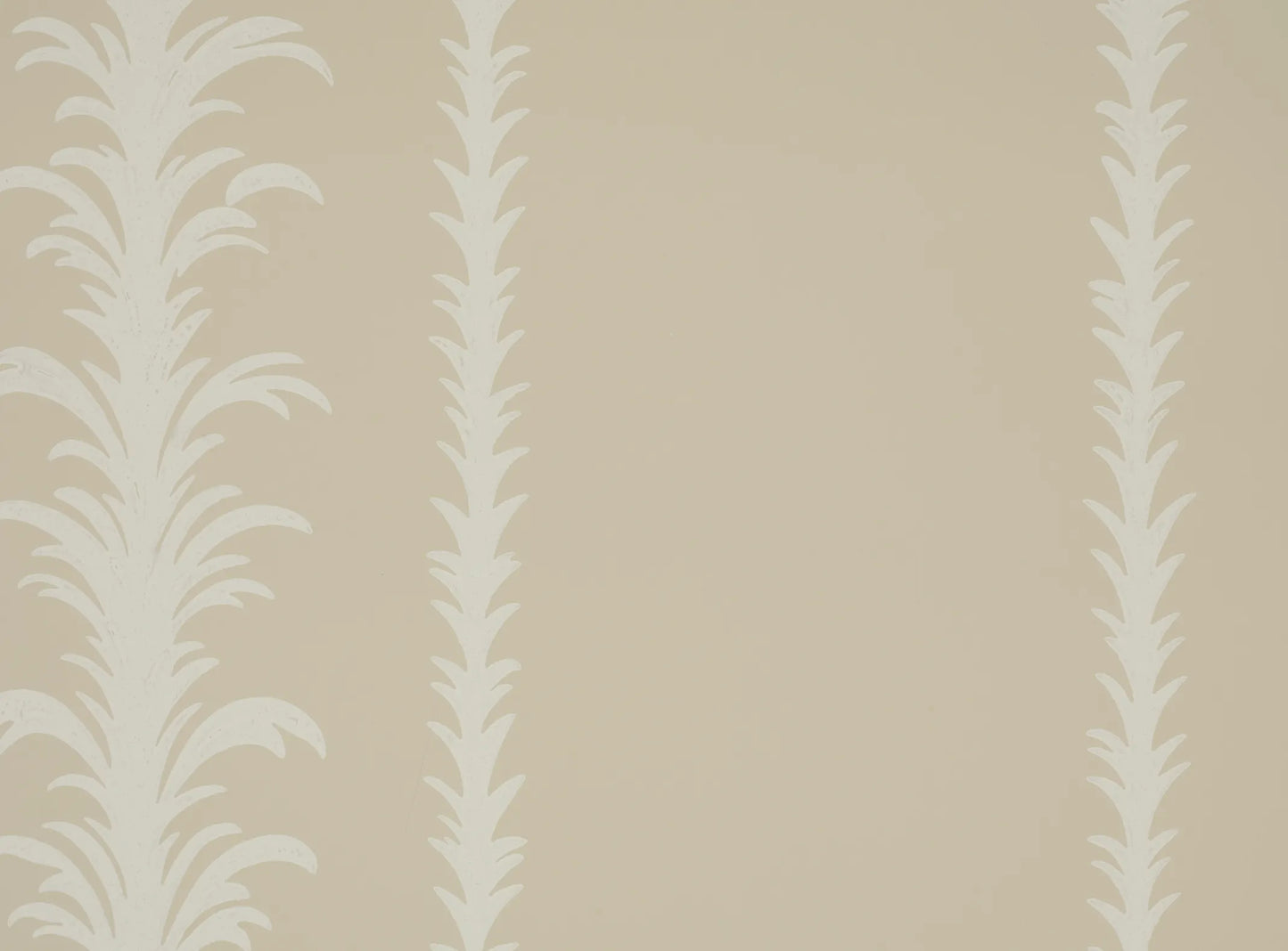 Palm Stripe Wallpaper - Ivory