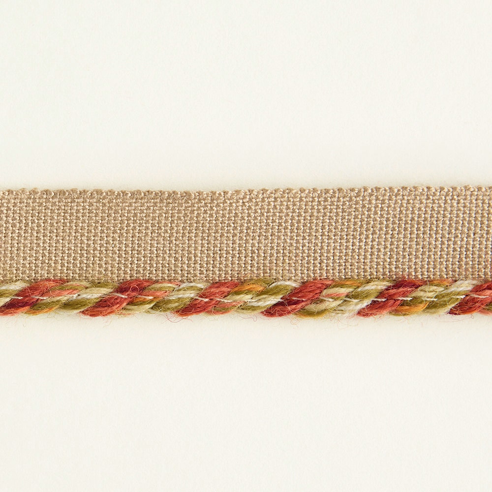Flanged Cord - Pomegranate