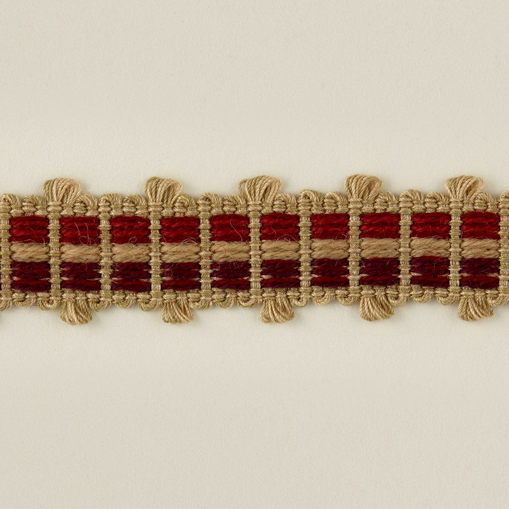 Narrow Braid - Claret