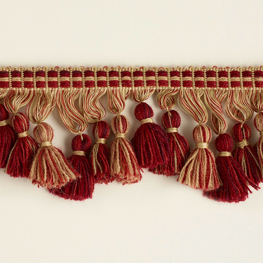 Tassel Fringe - Claret