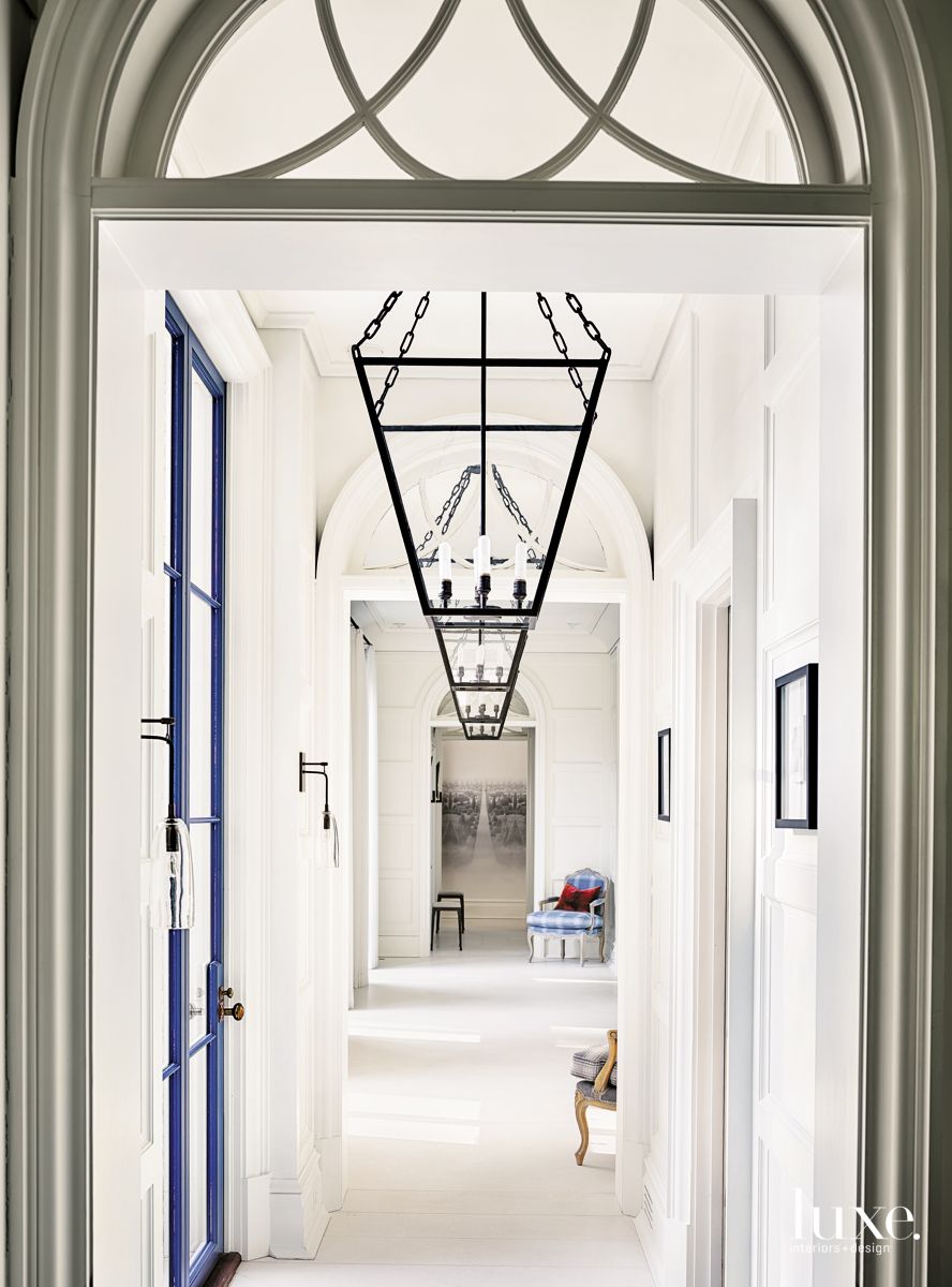 Andie 4 Light Lantern w/Glass Panels (Dallas)