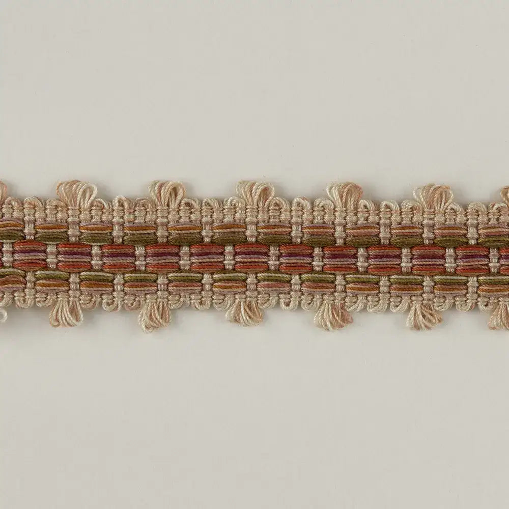 Narrow Braid - Garnet