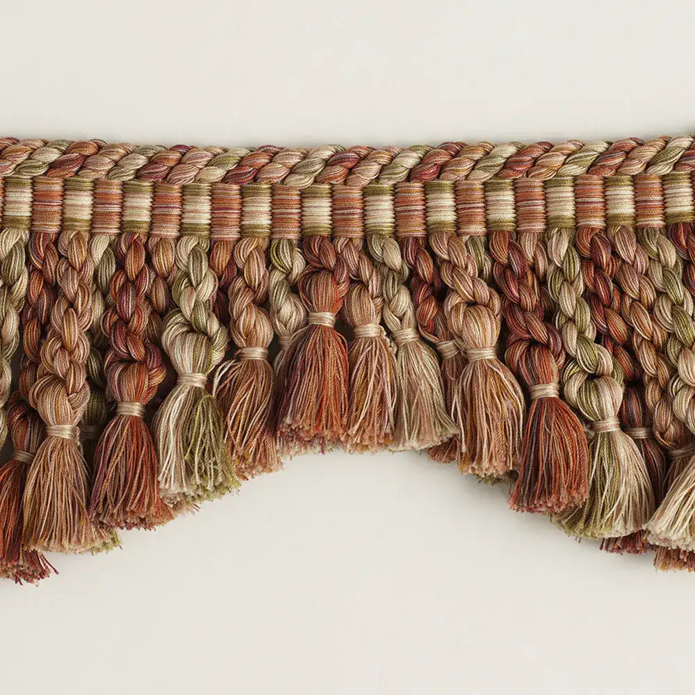 Scalloped Fringe - Garnet