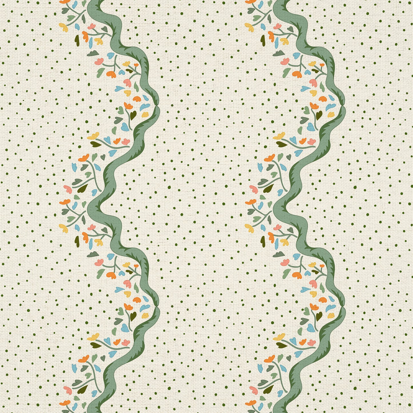 Chintz Caroline - Green