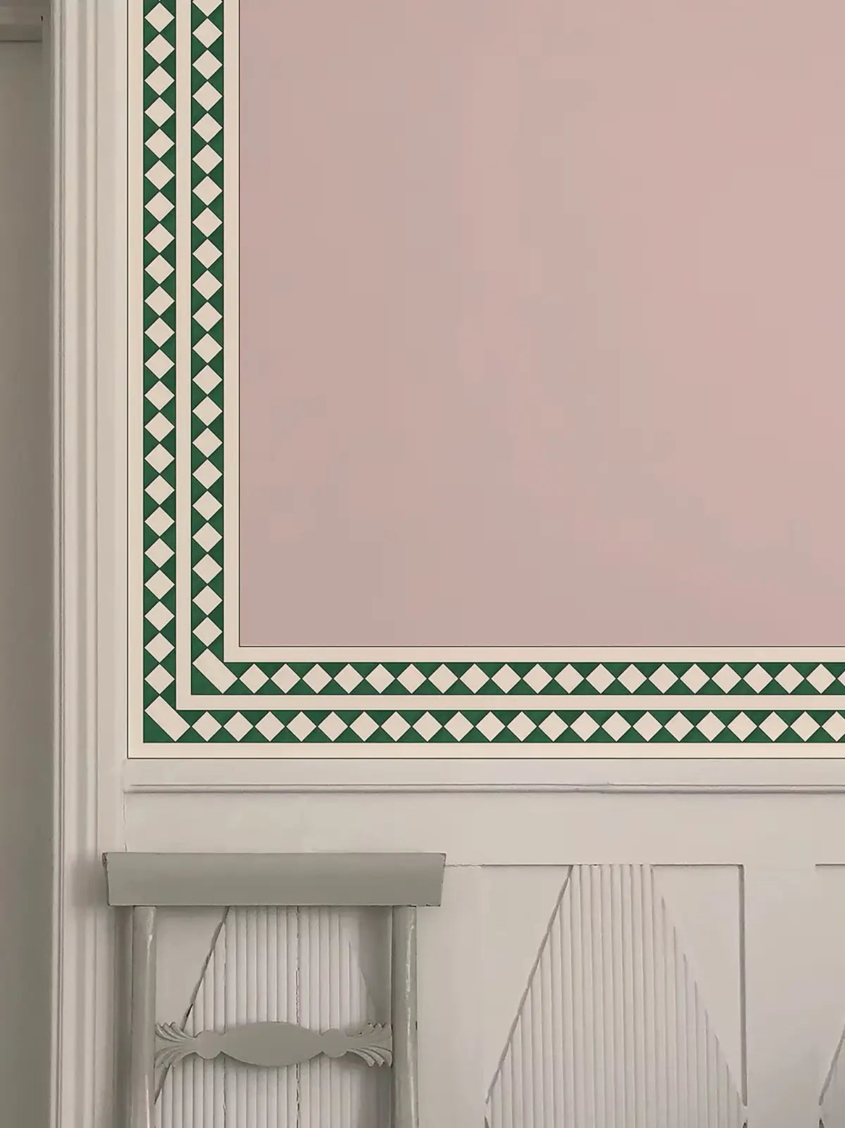 Harlequin Wallpaper Border - Green