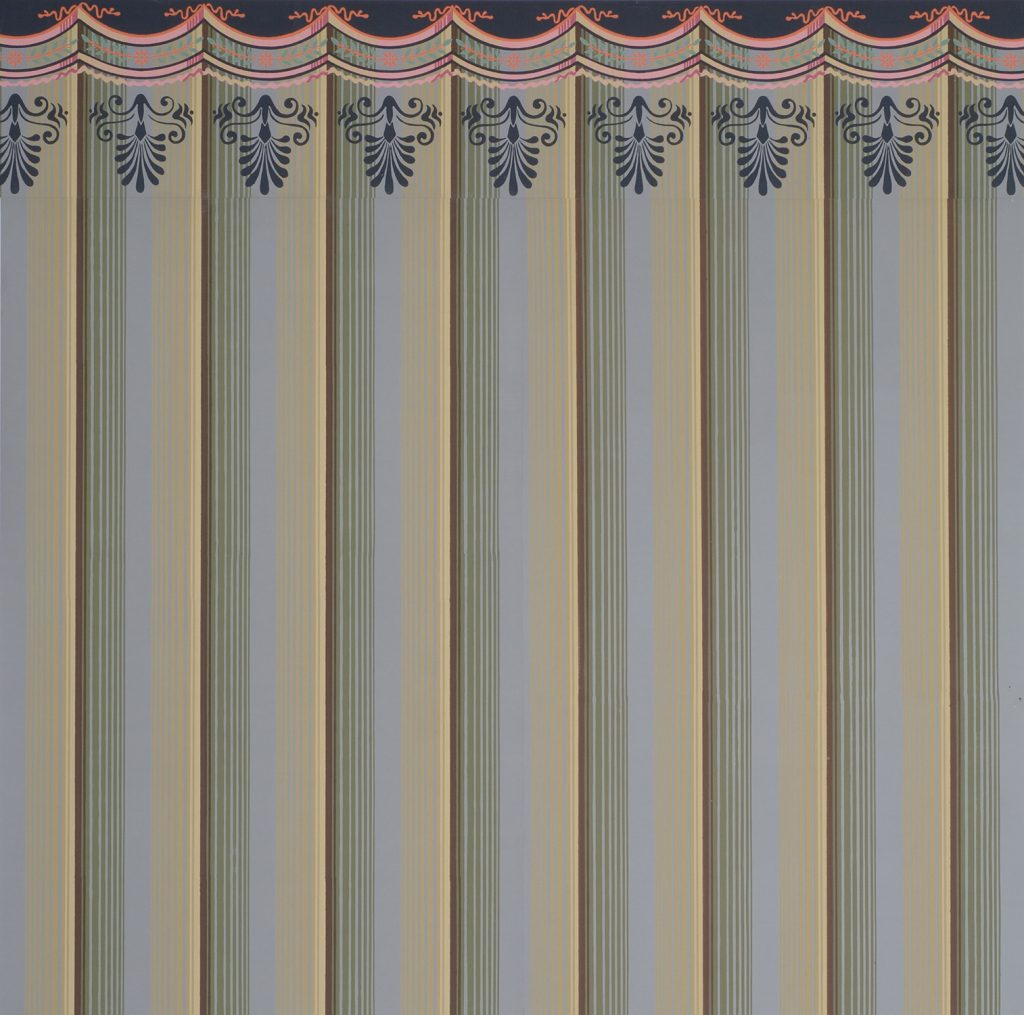 Arthur and Robert Stripe Wallpaper - A