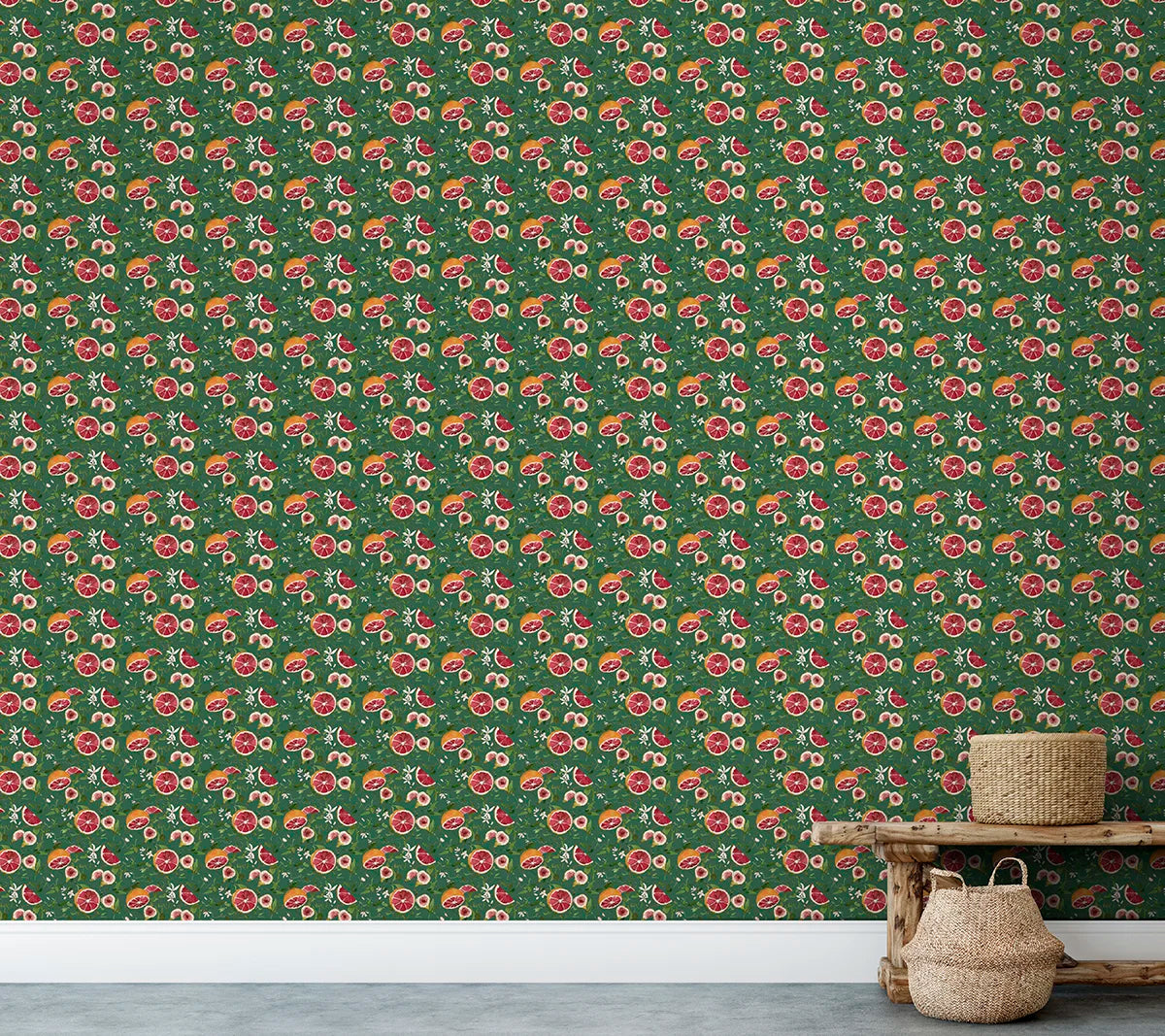Blood Orange Wallpaper - Basil