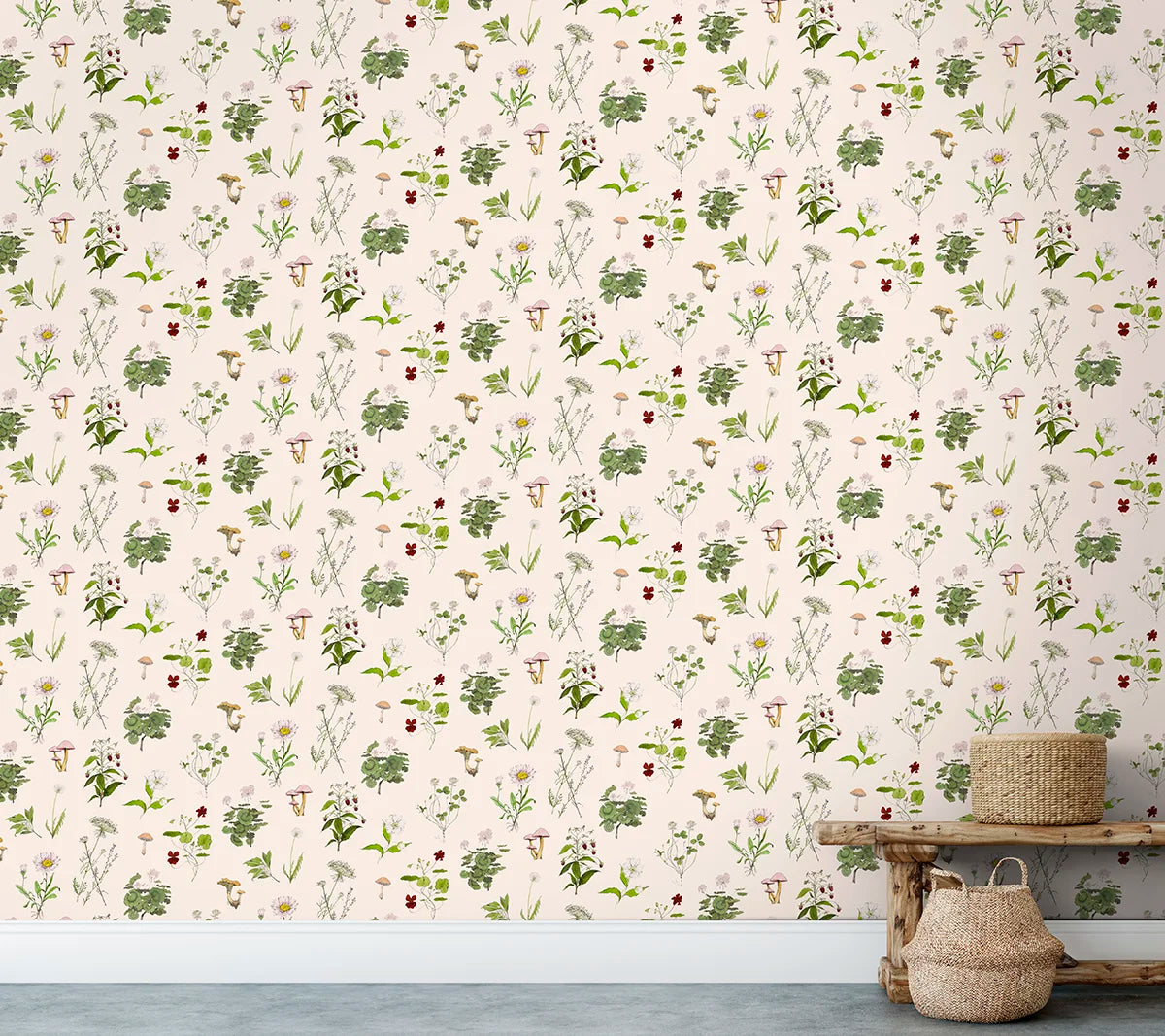 Botanical Wallpaper - Bisque