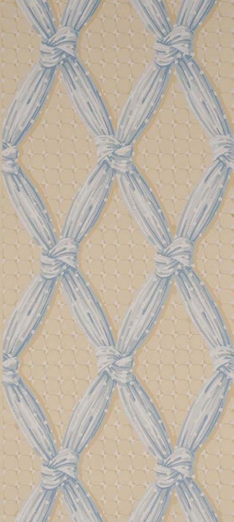 Berrien House Knotted Drapery - Yellow / Blue