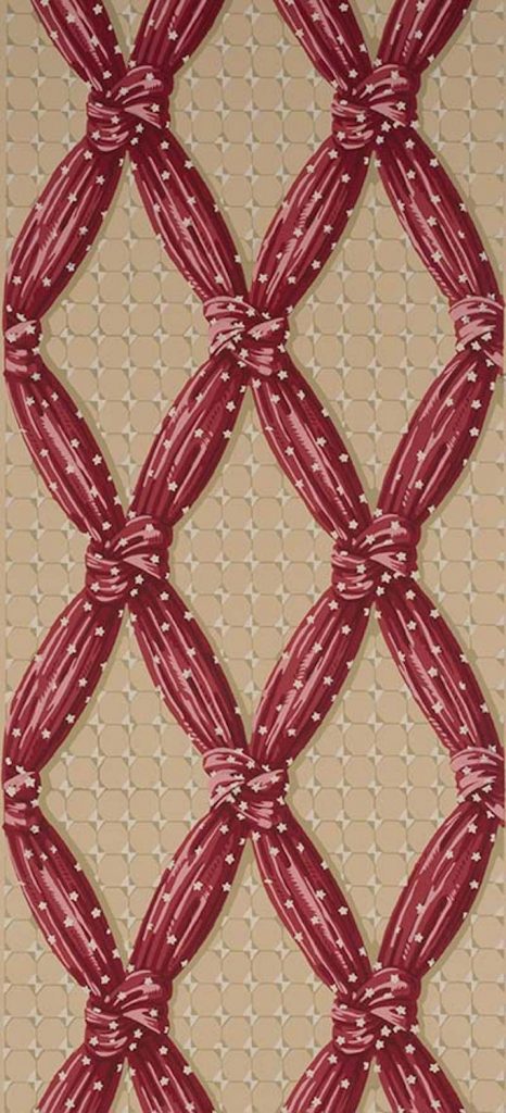 Berrien House Knotted Drapery Wallpaper - D