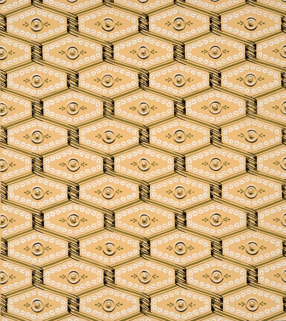 Berrien House Ribbon Trellis Wallpaper - A