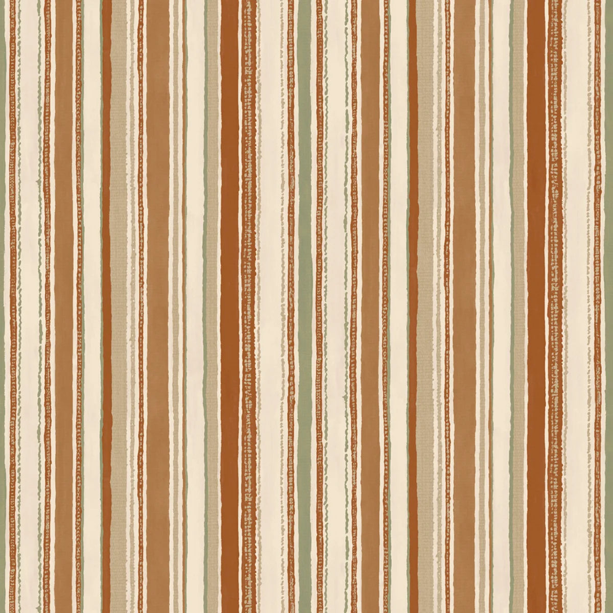 Blanket Stripe Wallpaper - Sienna