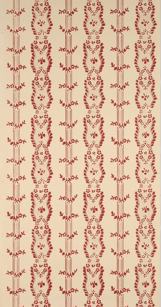 Boston Floral Stripe Wallpaper - D