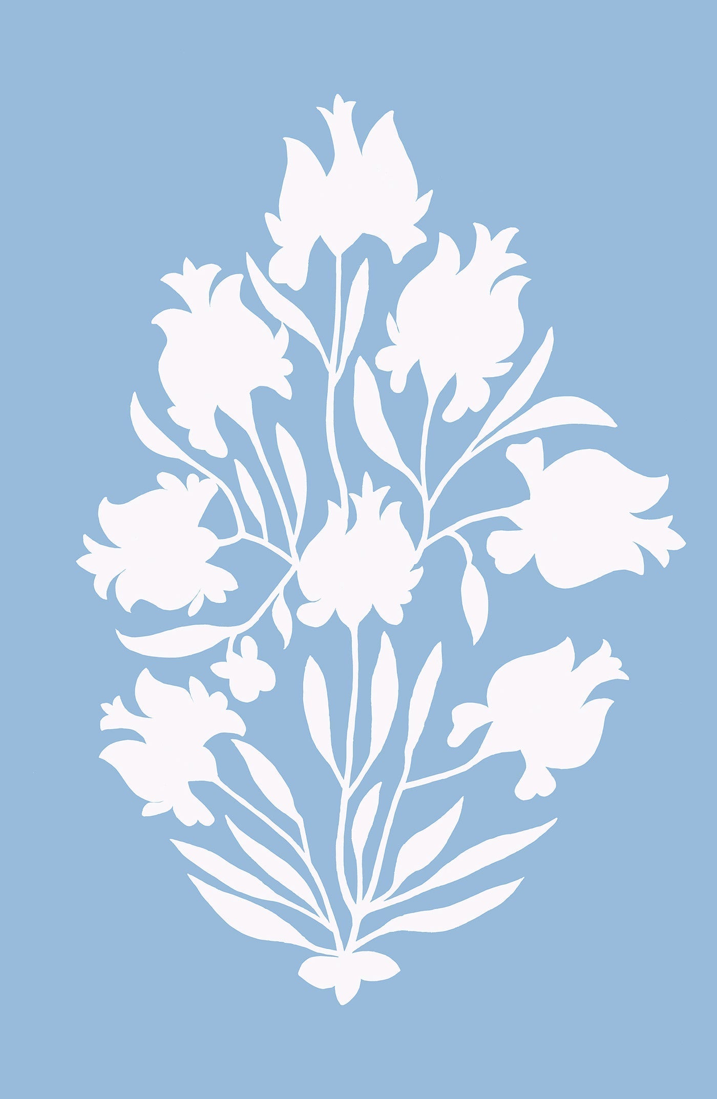 Bukhara Wallpaper - Chalk Blue Large