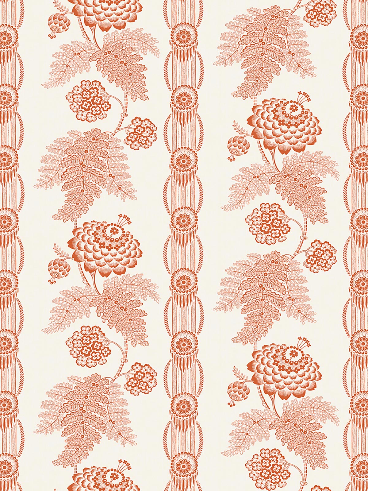 Celeste Wallpaper - Reverse Terre Cuite