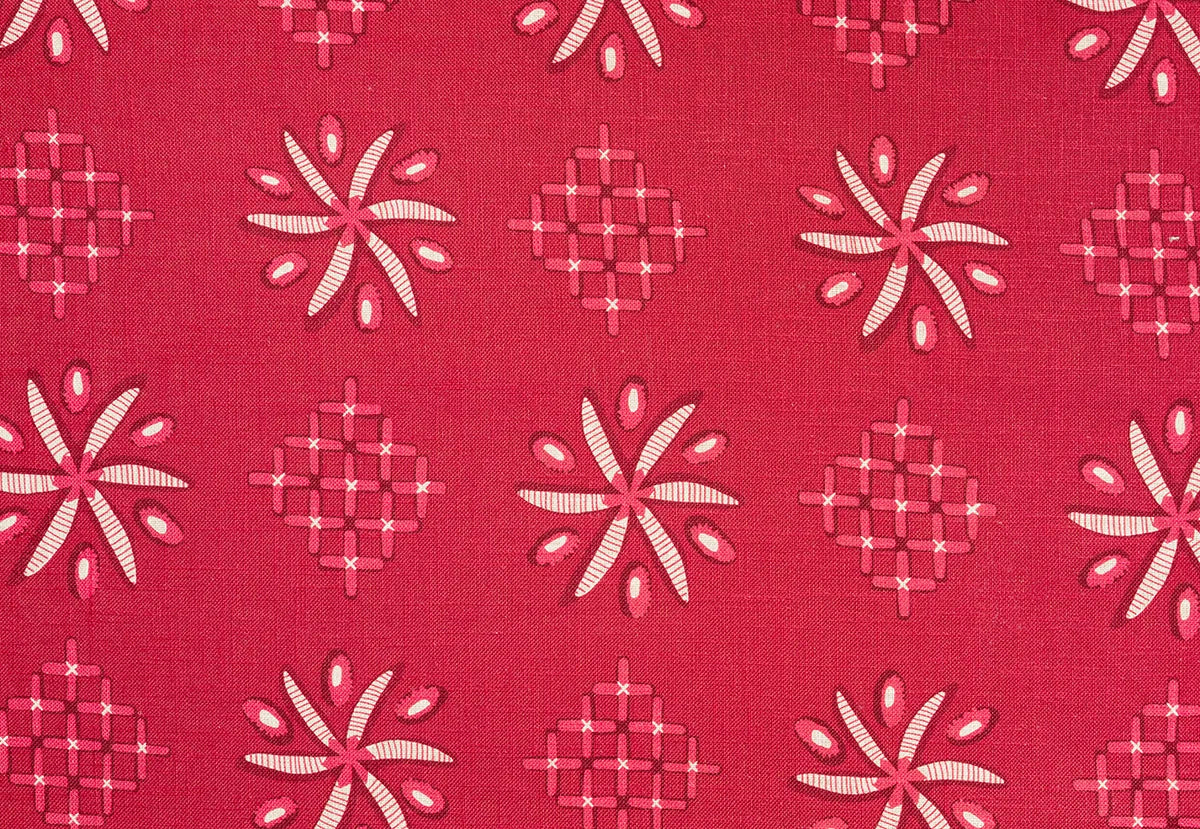 Casimir Sur Lin - Rose Fond Fuchsia
