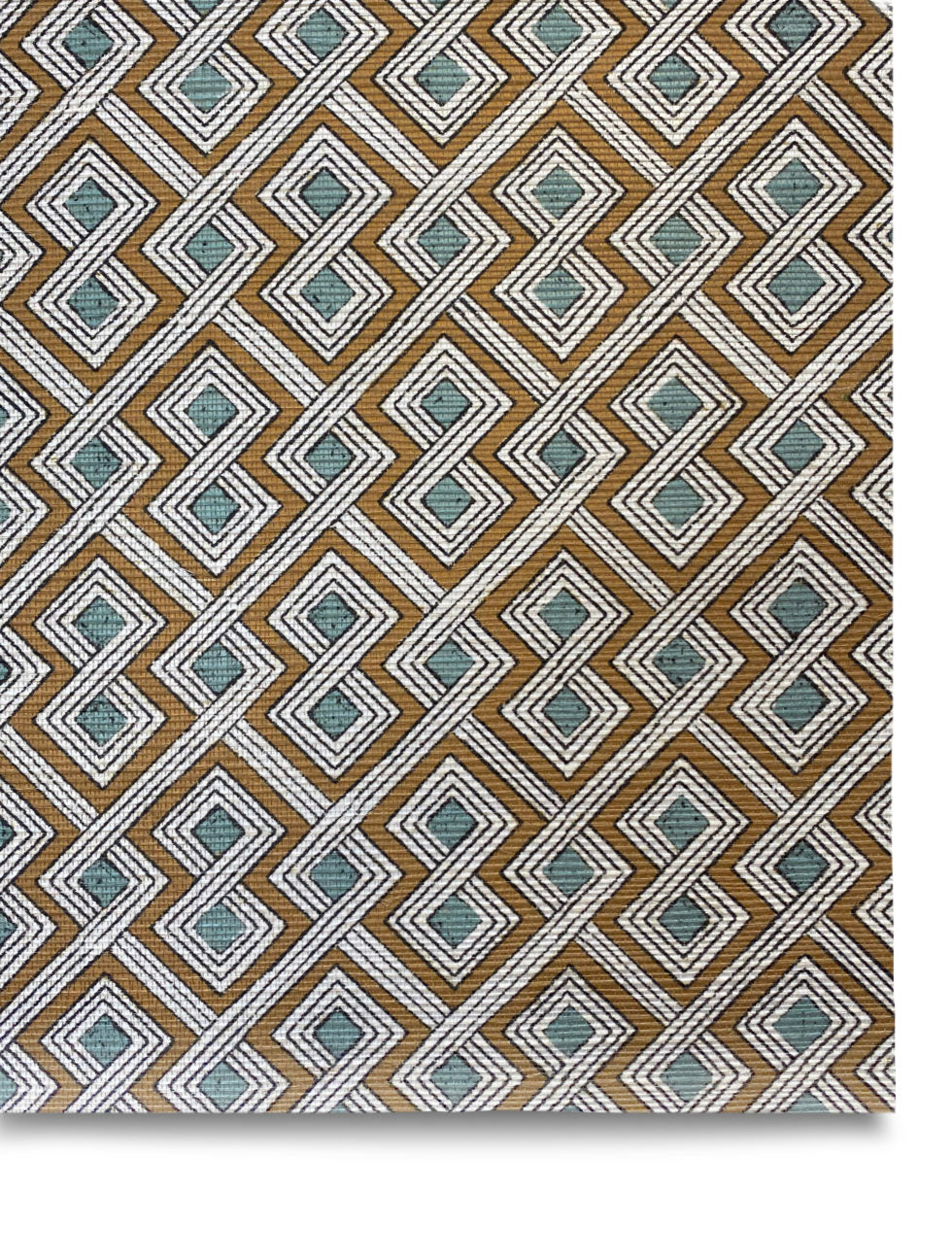 Celtic Knots Wallpaper - Mustard Grey