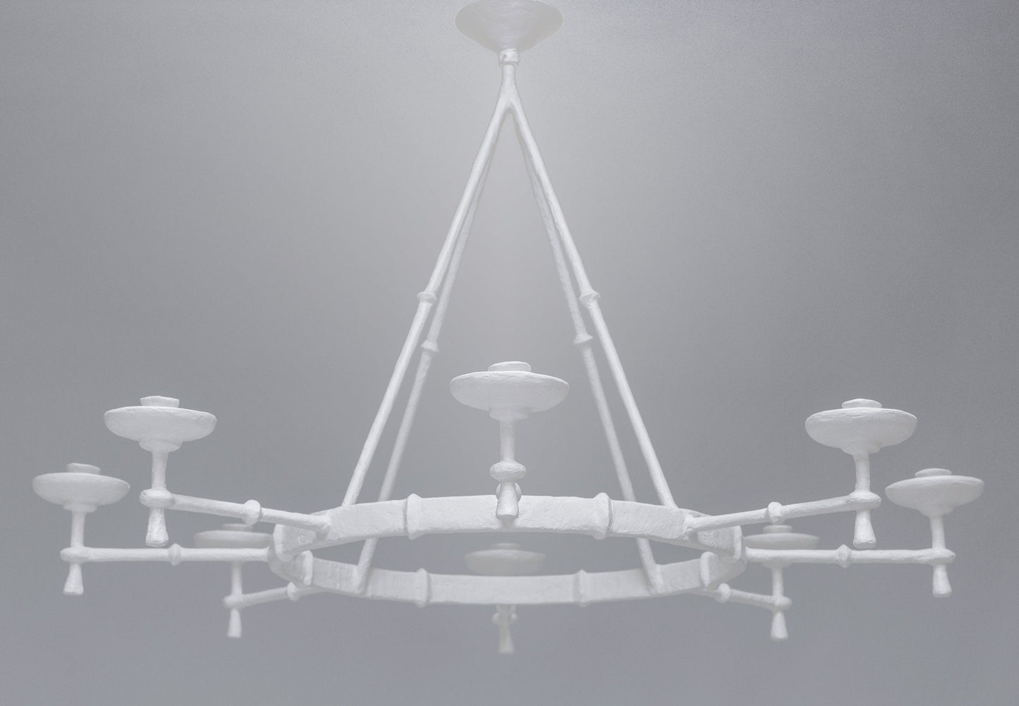 Charles Chandelier - White Plaster