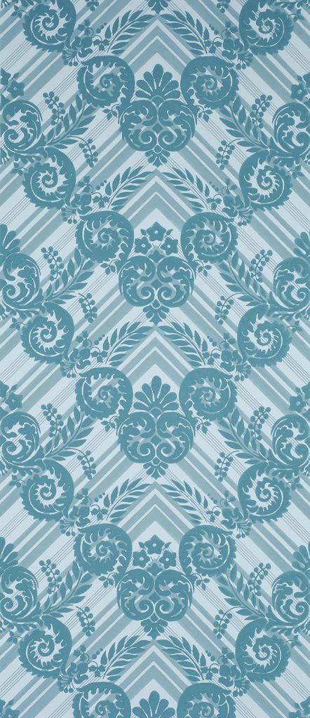 Chevron and Laurel Wallpaper - B