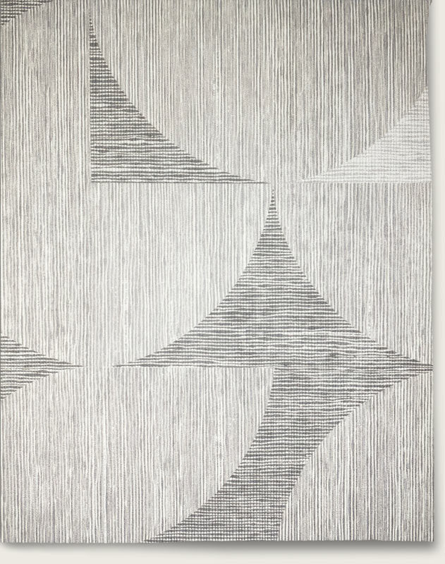 Circle Squared Wallpaper - Common Gray