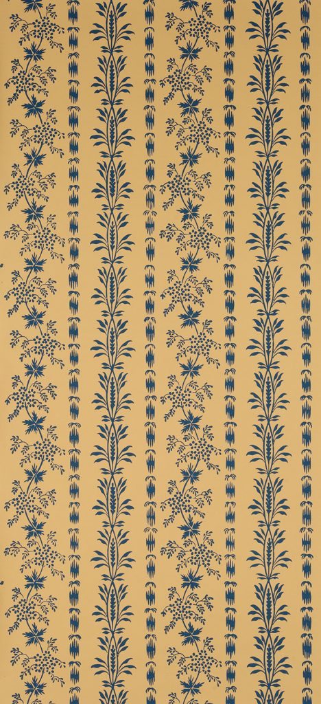 Concord Stripe and Vine Wallpaper - B