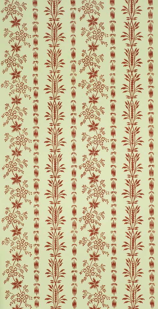 Concord Stripe and Vine Wallpaper - C