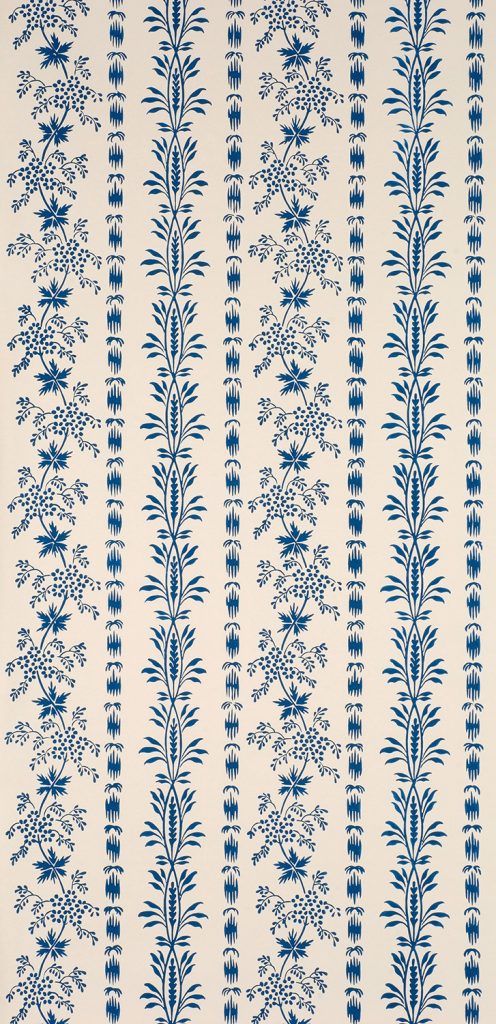 Concord Stripe and Vine Wallpaper - D