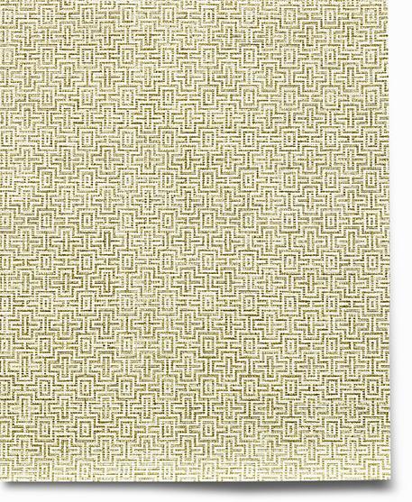 Criss Cross Wallpaper - Green Tea